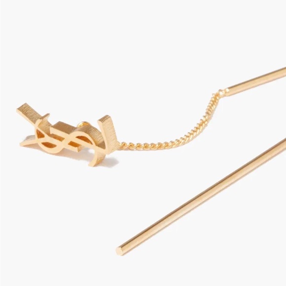 YSL CASSANDRE DROP EARRING - Picture 2 of 3